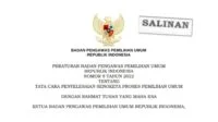 Download Perbawaslu No 9 Tahun 2022 Tentang Tata Cara Penyelesaian Sengketa Proses Pemilu