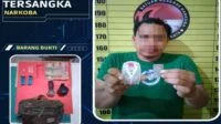 Polisi Tangkap Pengedar Narkoba Jenis Sabu-Sabu di Batu Ampar