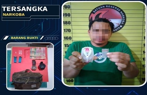 Polisi Tangkap Pengedar Narkoba Jenis Sabu-Sabu di Batu Ampar