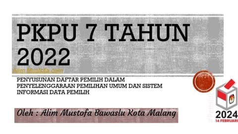 Materi PPT PKPU No 7 2022