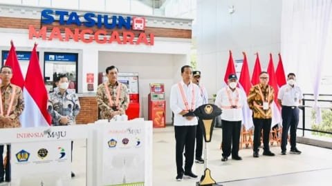 Jokowi Stasiun Manggarai