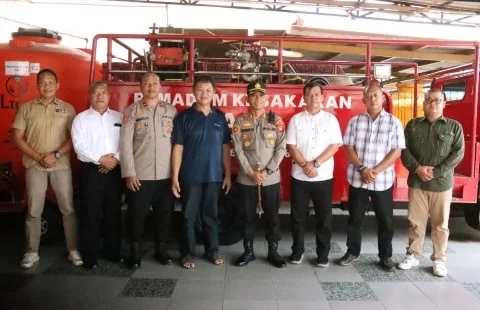 Kunjungan Kapolres Kubu Raya Mendapatkan Apresiasi Dari MUI, PCNU dan Damkar Swasta. Foto/Dok Humas Polres Kubu Raya. 