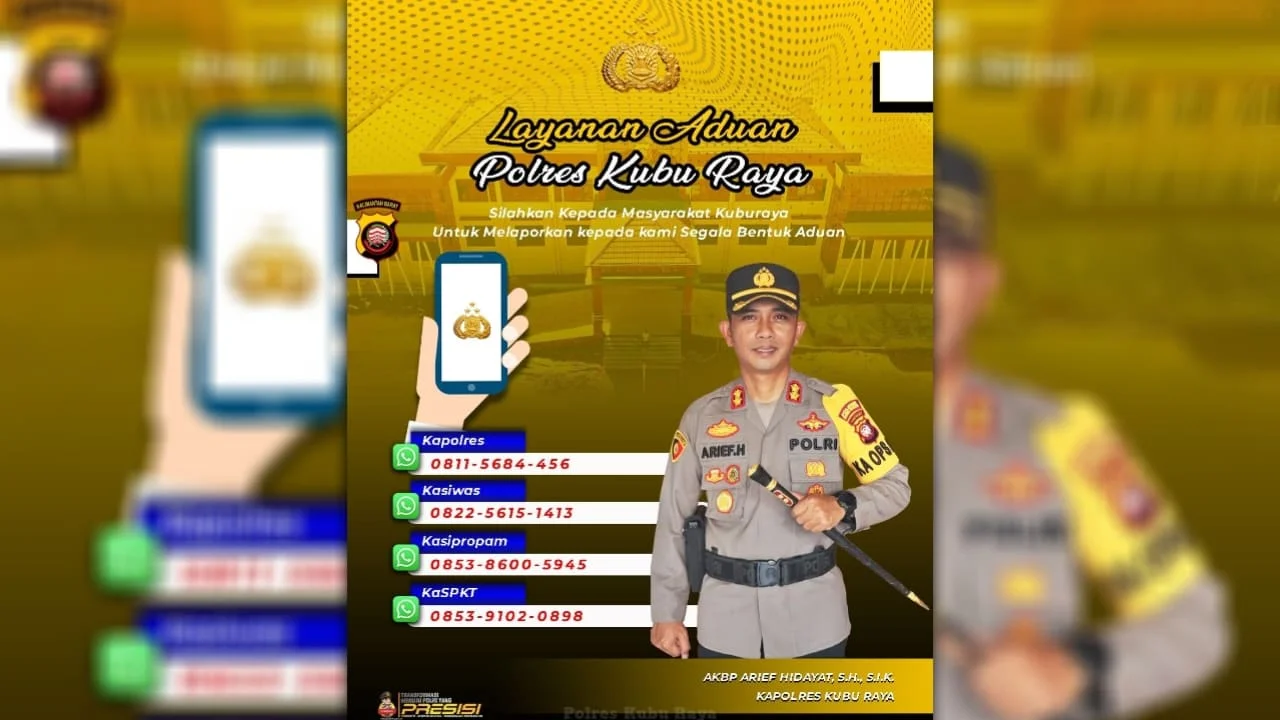 Layanan Aduan Polres Kubu Raya