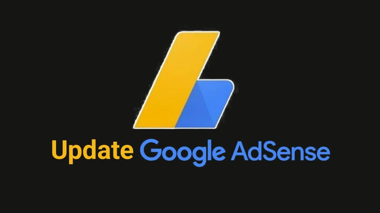 Update Google AdSense.