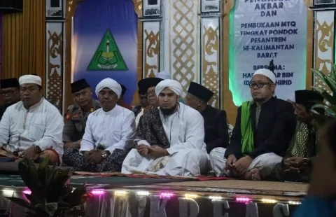 Pembukaan MTQ Tingkat Ponpes Se-Kalimantan Barat, Kapolres Kubu Raya Sampaikan Pesan Religius