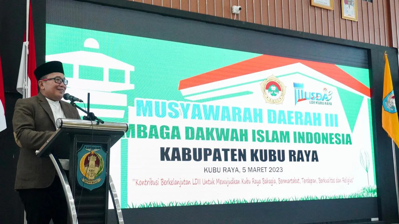 Wabup Kubu Raya Sujiwo Harap LDII Berikan Kontribusi Berkelanjutan untuk Daerah. FOTO/istimewa. 