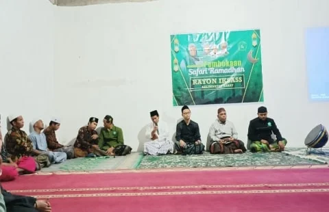 Pembukaan Safari Ramadhan Santri Sukorejo Perkuat Istiqomah Amaliyah Pesantren. Foto/istimewa. 