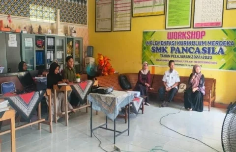 SMK Pancasila Kumpai Gelar Workshop Implementasi Kurikulum Merdeka