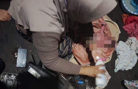 Polisi Selidiki Pembuang Bayi Dalam Kantong Plastik Merah di Kubu Raya