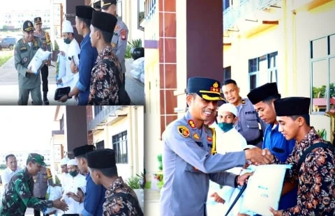 TNI-Polri dan Pemerintah Daerah Kabupaten Kubu Raya Peduli Indonesia. Foto/Istimewa. 