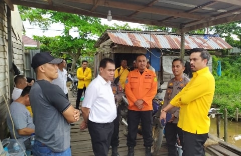 PLT Ketua DPD Golkar Kubu Raya Bunuh Diri, Kapolres Arief Hidayat Lakukan Pencarian di Pangkal Pasir Kuala Dua