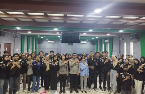 BEM Polnep, menggelar dialog publik yang berlangsung pada Minggu (4/6/2023) di Aula Gedung Akutansi. Ist