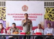 Kapolres Kubu Raya Silaturahmi dengan POKDARKAMTIBMAS Kubu Raya