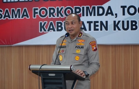 Kapolda Kalbar Lakukan Kunjungan Kerja ke Polres Kubu Raya dan Silaturahmi Jelang Pemilu Damai 2024