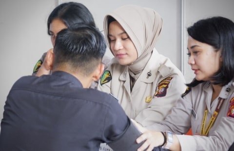 Sambut HUT Bhayangkara Ke-77, Sebanyak 3.742 Orang Jadi Peserta Bakti Kesehatan