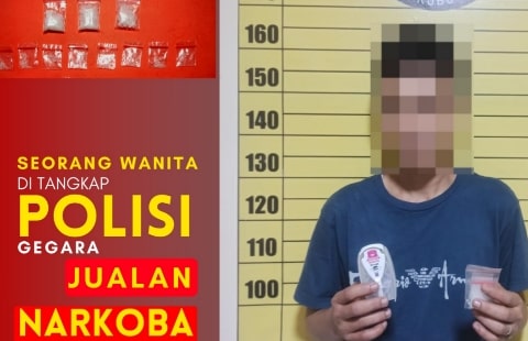 Jualan Sabu, Wanita di Kecamatan Sungai Kakap Diciduk Polisi