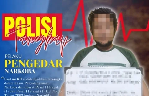 Polisi Tangkap Pengedar Narkoba di Desa Sungai Rengas Kubu Raya