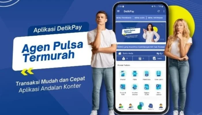 Link Download Aplikasi Agen Pulsa Termurah Detikpay dan Syaratnya Mudah