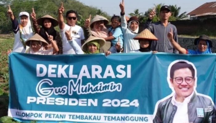 Petani Tembakau Temanggung Deklarasi Gus Muhaimin Presiden 2024