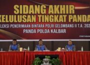 Polda Kalbar Gelar Sidang Akhir Kelulusan Penerimaan Bintara dan Tamtama Polri Tahun 2023