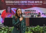 Maria Lestari Sosialisasi 4 Pilar Kebangsaan ke Poktan Bengkayang: Tekankan Gotong Royong