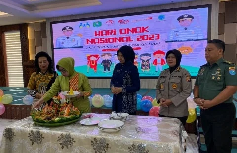 Pakor Polwan Polda Kalbar Hadiri Peringatan Hari Anak Nasional