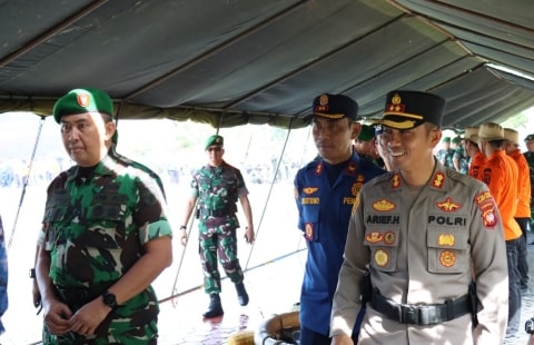 Kapolres Arief pagi Hadiri Apel Pasukan Penanggulangan Karhutla di Kalimantan Barat