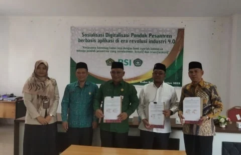 FKPP dan BSI Berikan Penguatan System Digitalisasi Pondok Pesantren Berbasis Aplikasi