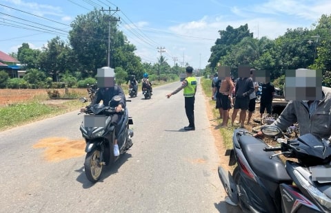 Polisi Selidiki Kasus Tabrak Lari Yang Mengakibatkan Tewas Ditempat di Jalan Raya Trans Kalimantan