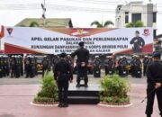 Kunjungan Danpasbrimob II Korps Brimob Polri Untuk Pengecekan Kesiapan Satbrimob Polda Kalbar