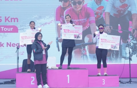 Tour Of Kemala Banyuwangi 2023, Nina Puspawardhani Atlet Wanita Kalbar Rebut Juara 1