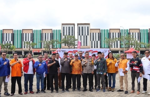 Deklarasi Pemilu Damai 2024 di Kabupaten Kubu Raya