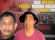 Dua Pelaku Pencurian Rumah Kosong di Kubu Raya Ditangkap Polisi