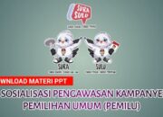 Download Materi Sosialisasi Pengawasan Kampanye Pemilu PPT