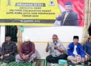 Nurdin Anggota DPRD Kalbar Reses Perdana di Sungai Pinyuh Mempawah