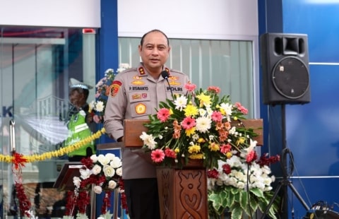 Kapolda Kalbar Beri Arahan Kepada Personel Polres Landak dan Sanggau