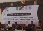 BEM Fakultas Hukum Untan Gelar Seminar Peran Mahasiswa Dalam Peningkatan Partisipasi dan Pengawasan Pemilu 2024