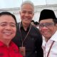 Lasarus, Ganjar Pranowo dan Mahfud MD.