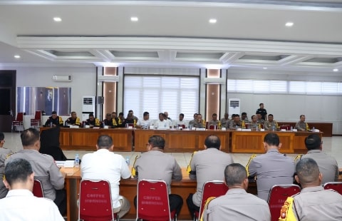 Polda Kalbar Gelar Anev Operasi Mantap Brata Kapuas 2023-2024