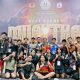 FOTO BERSAMA – Atlet Muaythai Kalbar merayakan kemenangan usai pagelaran West Borneo Muaythai Open League. Ist