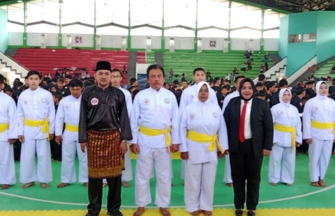 495 Pesilat Muda Tampil Pada Kejuaraan IPSI Pontianak di GOR Pangsuma