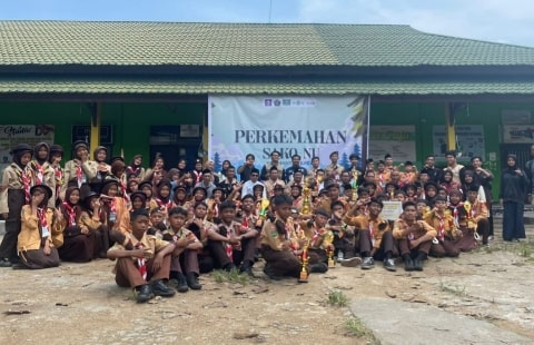 Gelar Kemah, LP Maarif PWNU Kalbar Harap Dapat Menambah Semangat Berjuang. Foto/Istimewa. 