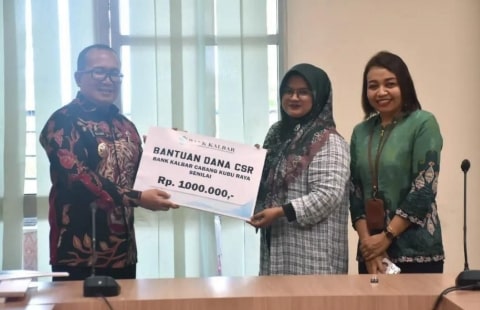 Sokong UMKM Kubu Raya, Wabup Sujiwo Apresiasi Bank Kalbar. Foto/Istimewa. 