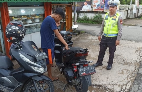 Ditlantas Polda Kalbar Tindak Tegas Penggunaan Knalpot Brong