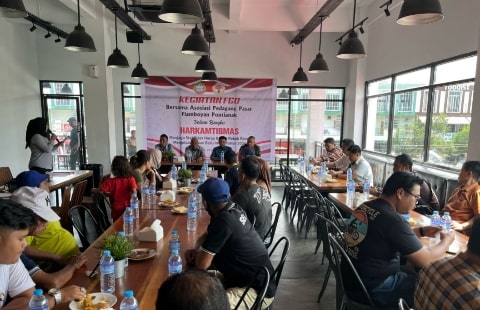 Gelar FGD, Asosiasi Pedagang Pasar Flamboyan Harap Tak Ada Kelangkaan Bahan Pokok