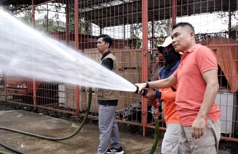 BPBD Kalbar Peringati Hari Kesiapsiagaan Bencana Sekaligus Lakukan Simulasi Penanggulangan Bencana. Foto/Istimewa. 