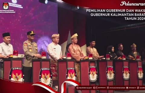 KPU Kalbar Gelar Launching Pemilihan Gubernur dan Wakil Gubernur Provinsi Tahun 2024