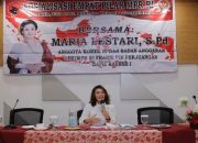 Sosialisasi Empat Pilar, Maria Lestari Sebut Peran Petani Jaga Stabilitas dan Kedaulatan Bangsa