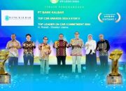 Bank Kalbar Kembali Peroleh Anugerah TOP CSR AWARD Tahun 2024