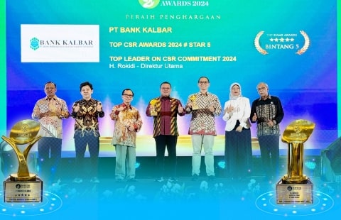 Bank Kalbar Kembali Peroleh Anugerah TOP CSR AWARD Tahun 2024